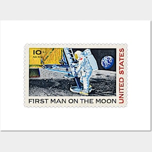 Moon Landing - Design 1 Posters and Art